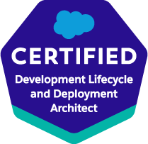Development Lifecycle and DeploymentSalesforce certification logo