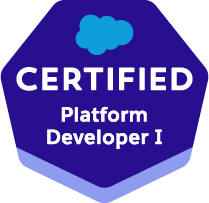 Platform Developer I Salesforce certification logo