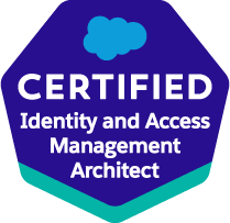 Identity and Access Architect Salesforce certification logo