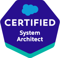 System Architect Salesforce certification logo